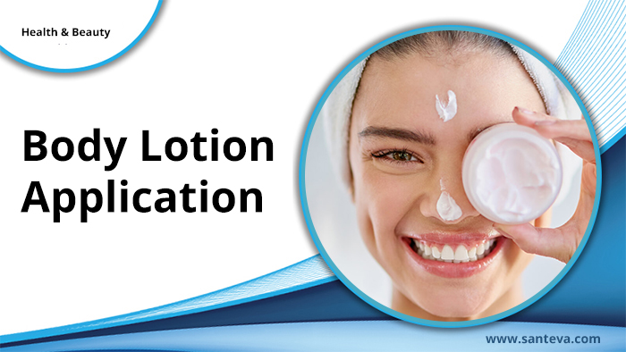 Body Lotion application
