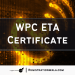 WPC Certificate for import