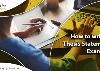 How to write a thesis statement example