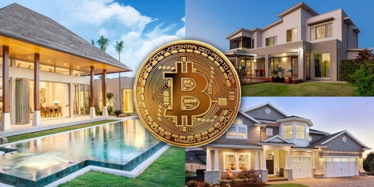 real estate with crypto