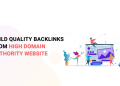 Build quality backlinks from high domain authority website