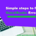 How to Fix QuickBooks Error Code 15203