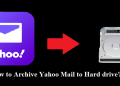 How to Archive Yahoo Mail to Hard drive