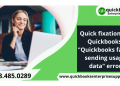 Quick fixation for Quickbooks' Quickbooks failed sending usage data error
