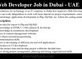 web developer jobs in dubai