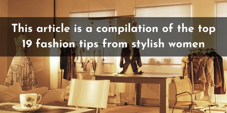 fashion tips from stylish women