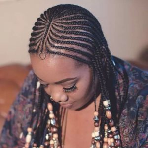 feed in braids with weave